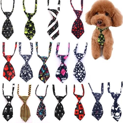 Pet Accessories New Size Mix Color Pet Dog Necktie Adjustable Necktie For Middle Large Dog Puppy Dog Bow ties Supplier