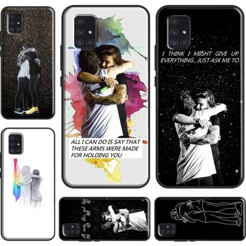 Larry Stylinson Hug Case For Samsung Galaxy A21S A20e A11 A31 M31 M30S A10 A20 A40 A50 A70 A51 A71 Coque