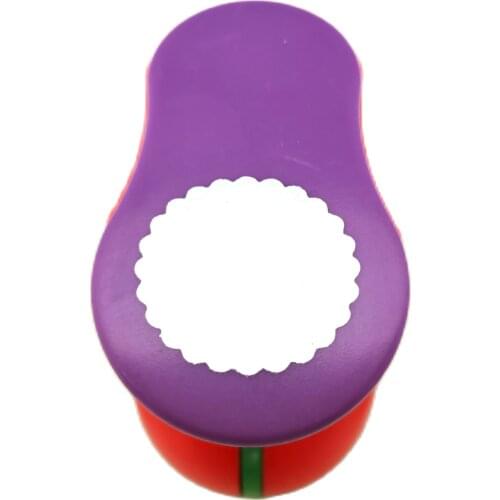 1" 2.5cm Wave Circle shape eva foam punch paper Wave round puncher scrapbooking cutter hole punch craft punch for DIY artwork