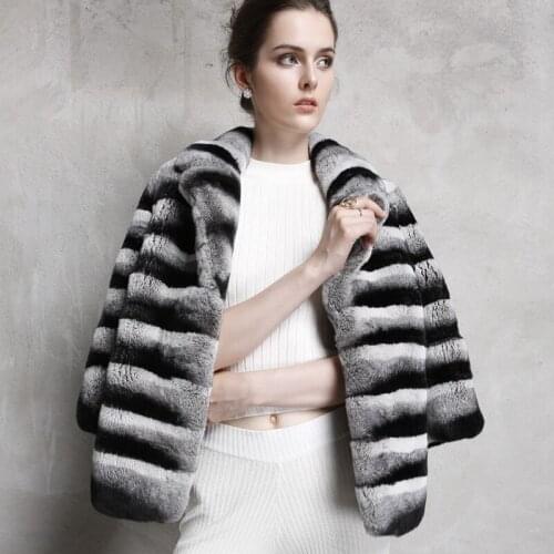 JIAMEILIDI Chinchilla Fur Coats