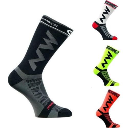 NEW 1pair/set Sport Outdoor Cycling Socks Men Running Socks Breathable Comfortable Bikes Compression Socks