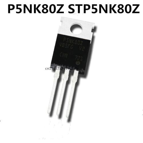 Original 5pcs/ P5NK80Z STP5NK80Z TO-220 800V 4.3A