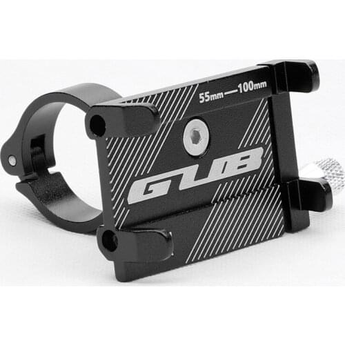 GUB G-81 Aluminum Alloy Bicycle Phone Holder For 3.5-6.2 Inch Smartphone Adjustable Support GPS Bike Phone Stand Mount Bracket