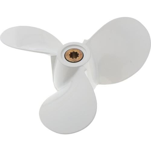 Marine Yacht Propeller 4/5/6 160mm Fit For Yamaha 7 1/2 X 8-BY Durable, White