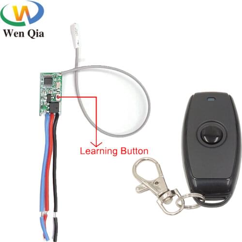 433mhz DC 3.6V 6V 12V 24V 1CH Relay Wireless RF Remote Control Switch Mini Module With Transmitter For Power LED Lamp Light DIY