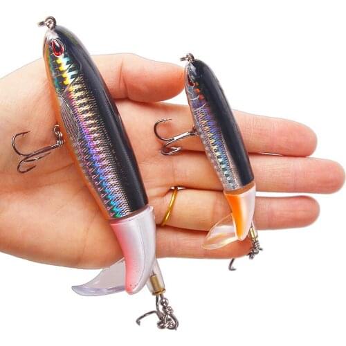 Fishing Lure Whopper Plopper Popper 13/15/35G Topwater Lure SwimBait Isca Artificial Hard Fish Lures Bait Rotating Spinner Tail