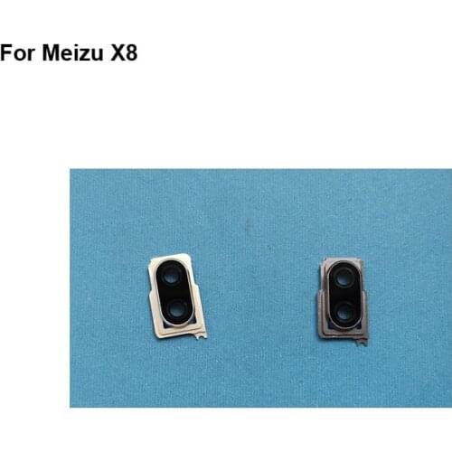 For Meizu X8 M852Q Rear Back Camera Glass Lens +Camera Cover Circle Housing Parts Replacement test good For Meizu X 8 M852Q