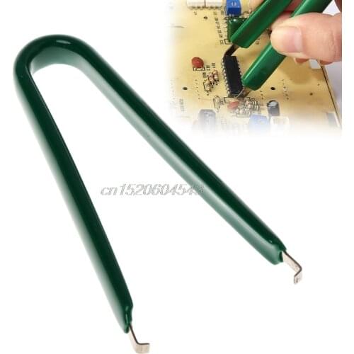 U Type Flat IC Chip Protection Pliers Circuit Board ROM Extractor Removal Puller R07 Whosale&DropShip