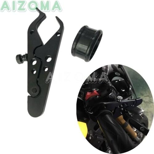 Universal Motorcycle Throttle Lock Assist Retainer Grip CNC Aluminum Cruise Control Clamp with Silicone Ring For Scooter ATV