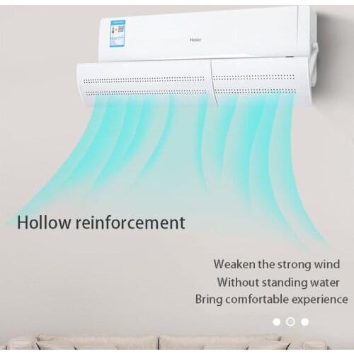 Universal Hollow Anti Direct Blowing Air Condition Wind Deflector Baffle Shield Adjustable Air Conditioner Cover Windshield