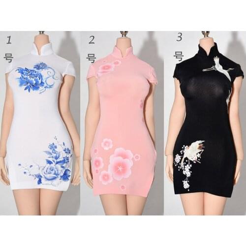 ZOEDOLL 1/6 Scale Female Cheongsam Clothes Suit fit 12'' Ph Tbl Figure