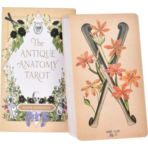 78pcs The Antique Anatomy Tarot Cards English Version Classic Tarot Card Deck Oracle Divination Board Games Playing Cards PDF