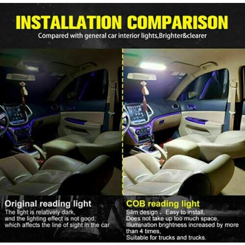 Trunk Car Interior Lights Roof Super Brigtht 12V-24V Ceiling Accessories