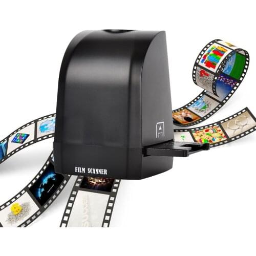Digital Film Scanner with 8 megapixel CMOS Convert Negative Slide &Film to Digital Photo Support MAC/Windows XP/Vista/ 7/8/10