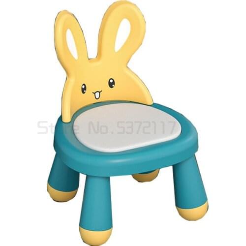 Baby dining chair small stool childrens home thickened plastic bench low stool is called back chair
