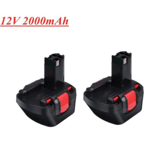 For BOSCH 12V 2000mah PSR 1200 NiCD battery GSR 12V 2.0AH AHS GSB GSR 12 VE-2 BAT043 BAT045 BAT046 BAT049 BAT120 BAT139