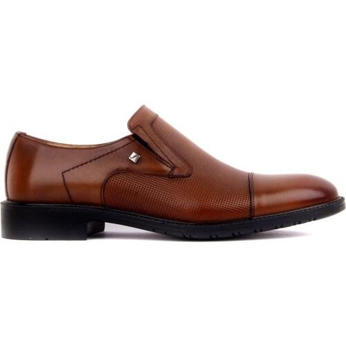 Fosco-Tan Men Casual Shoes Leather 2020 New Oxfords Leather Men Shoes Fashion Casual Slip On Formal Business Wedding Dress Shoes Drop Shipping