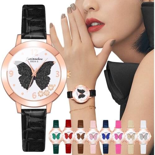 OTOKY Personalized butterfly small dial small fresh watch 2021 watch womens fashion round watch bayan kol saati