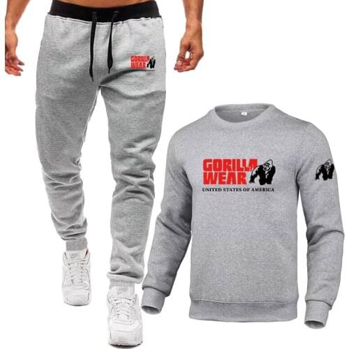 2021 brand new gorilla wearing spliced hoodie men new fall casual long sleeve hoodie men sweatshirt hoodie men winter warm hoodi