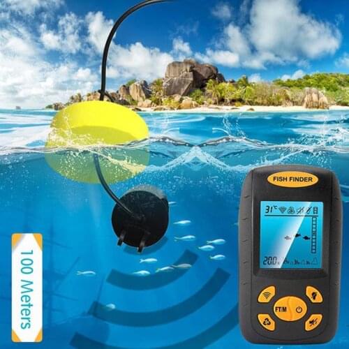 2020 NEW Wired Portable Fish Alarm Sonar Fishing Lure Echo Sounder Fishing Finder Sensor Angle Fishfinder