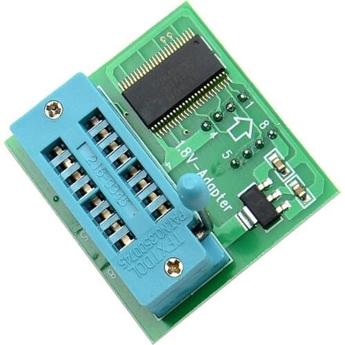 1.8V conversion base SPI flash DIP8 SOP8 conversion Flat Board MX25 W25 1.8V adapter plate
