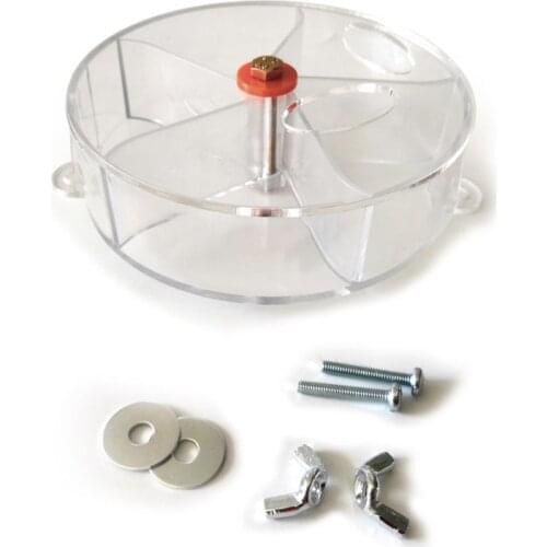 Parrot Foraging Toys Device Bird Bite Toy Wheel Shape Rotatable Birds Puzzle Feeding Food Box