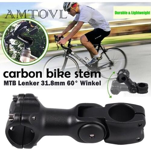 AMTOVL 31.8mm Aluminum Alloy Bike Fork Stem Riser Extender Extension Bicycle Cycling Bike Stem Head Up Handlebar Riser Adaptor