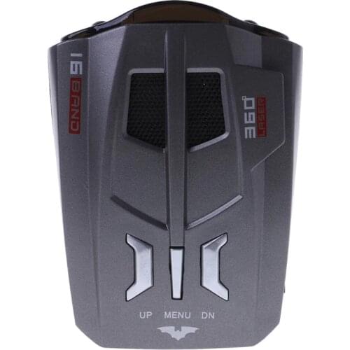 V9 Car Trucker Speed 360 Degrees Vehicle Radar Detector Voice Alert Warning 16 Band Auto LED Display English / Russian version