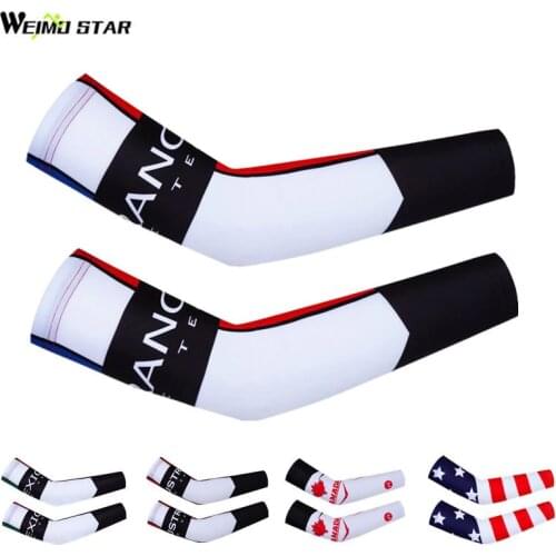 Weimostar Cycling Arm Warmers Basketball Arm Sleeve Outdoor Sport Sun Protection Riding Arm Cover MTB Bicycle Bike Arm Protector