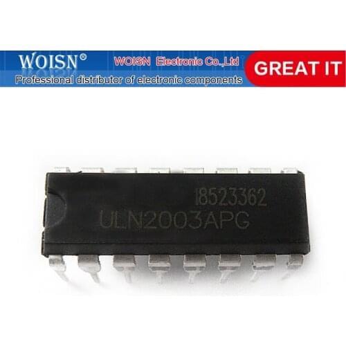 10PCS ULN2003APG ULN2003 DIP16 DIP 2003 new original In Stock