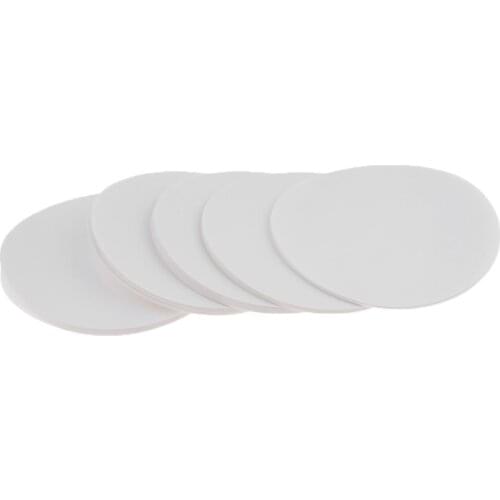 100 PCS Ashless Quantitative Filter Paper Circles Fast Lab 80-120um, 12.5 cm