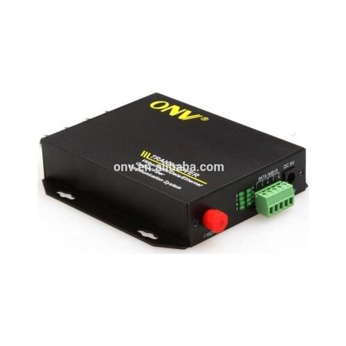 2 Channels Analog to Digital Fiber Optical Video Converter