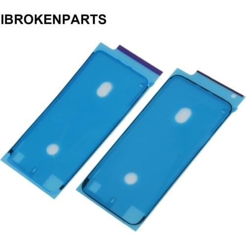 2PCS Top Quality Waterproof Pre-Cut LCD Display Frame Bezel Seal Tape For iPhone X 8 7 6S Plus Back Housing Adhesive Stickers
