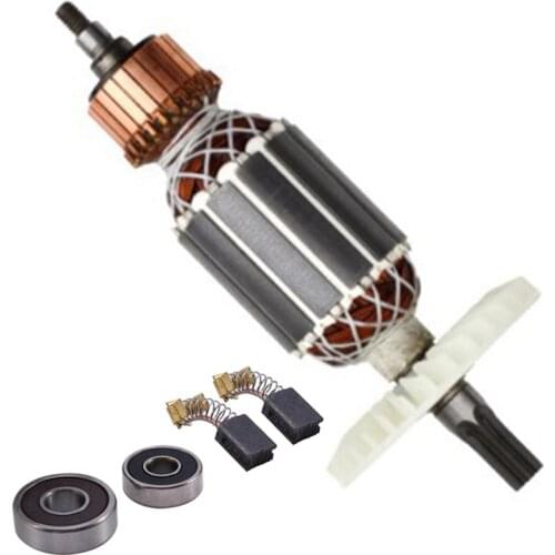 220V Rotor Anchor Replace for Hitachi 360591E DH40MRY DH40M DH40MR DH40SR DH40FR Spline Shank Rotary Hammer