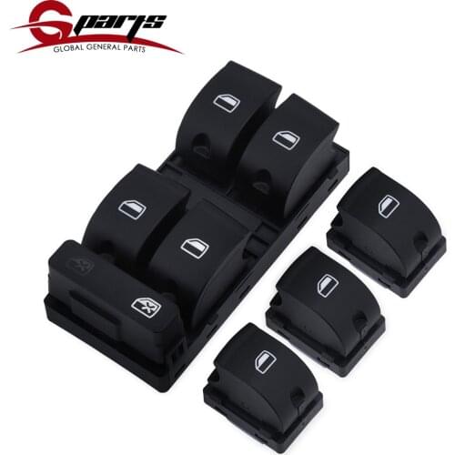 8E0959851 8E0959855 Car Front Door Driver Side Electric Master Power Mirror Control Window Switch Button For Audi A4 2004-2008