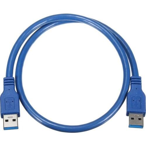 Fast Speed USB 3.0 data cable USB cable high speed A male to A male cable 0.6 m AM/AM extension cable
