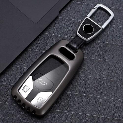 Key Cover CAR KEY Case For Audi A4 New A4L A5 A6L QT S5 S7 Q7 TTS audi b9 Auto Protection Key Shell Accessories CAR STYLING