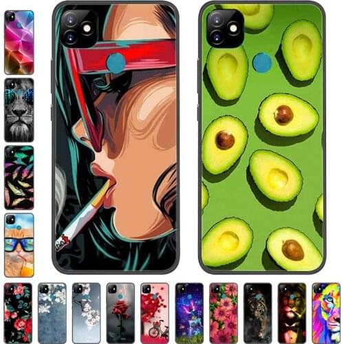 For ITEL Vision 1 Case Phone Cover Soft Silicone Back Case for ITEL Vision 1 L6005 Phone Cases for ITEL Vision1 P36 Play Capa