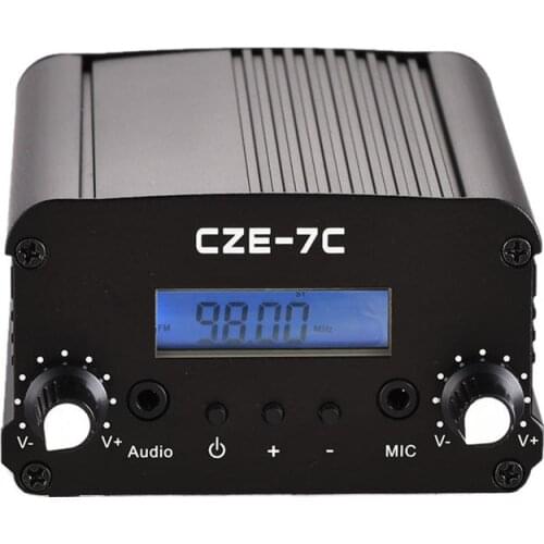 CZERF 7 Watts Wireless FM Transmitter CZE-7C for Radio Station Broadcast
