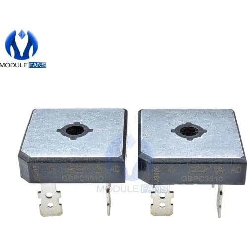 10PCS GBPC3510 Diode Bridge Rectifier Diode 35A 1000V GBPC 3510 Power Rectifier Diode Diy Electronic High frequency Small Power