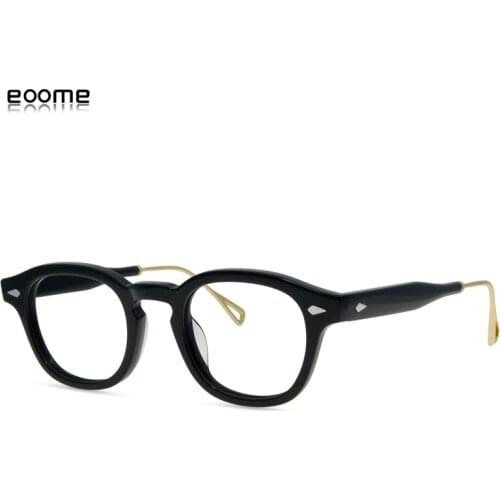 Eoome Vintage New Square Shape optical eyewear Acetate Vintage Optical eyewear fast delivery High Quality Korea Style Make Lens