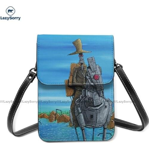 Mushroom Shoulder Bag Outdoor Woman Mobile Phone Bag Gifts Stylish Leather Bags