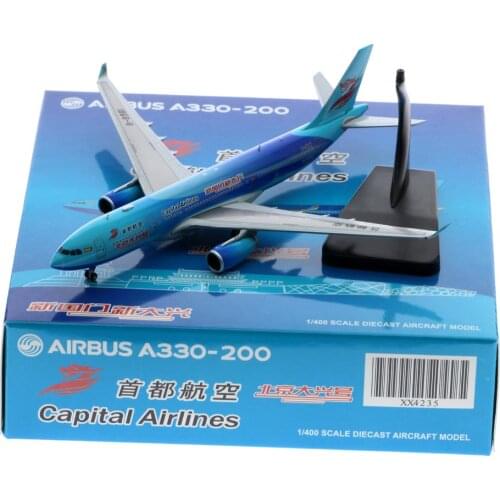 1:400 Alloy Collectible Plane JC Wings XX4235 Capital Airlines Beijing Daxing Livery Airbus A330-200 Diecast Aircraft B-8981