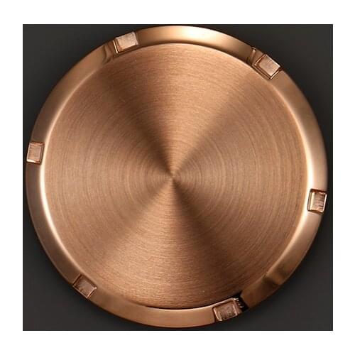 Mod Diy Rose Gold Solid Transparent Watch Back Cover For SKX 6105 SKX007 SKX009 Fit For SKX NH35NH36 Movement Man Repair Part