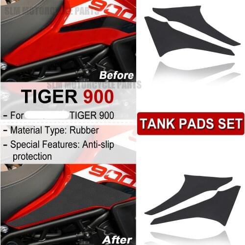 Motorcycle Accessories Tank Knee Pads Set Grip Anti Slip Fuel Tank Protection Stickers Kit For Tiger 900