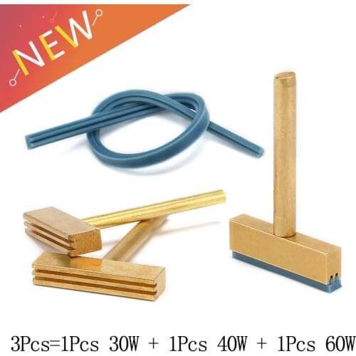 3Pcs/lot T-Soldering Iron Tips solder tip 30W/40W/60W with free Hot Press for LCD Screen Flex Cable Repair