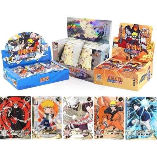 Narutoed Otsuki Kaguya Uzumaki Six Immortals Sasuke Kakashi Oshemaru TR Soldier Chapter Collection Game Cards For Children Gifts