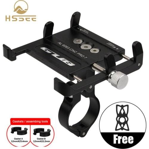 Official authentic CNC aluminum alloy bike phone holder for Device 3.5 "to 7.5" bicycle phone holder MTB road bike motorcycle