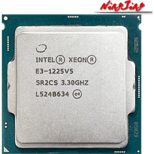 Intel Xeon E3-1225 v5 E3 1225v5 E3 1225 v5 3.3 GHz Quad-Core Quad-Thread CPU Processor 80W LGA 1151