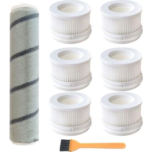Hepa Filter Rolling Brush Replacement for Xiaomi Mijia 1C K10Handheld Wireless Vacuum Cleaner RollerBrush parts Brushes Cleaning